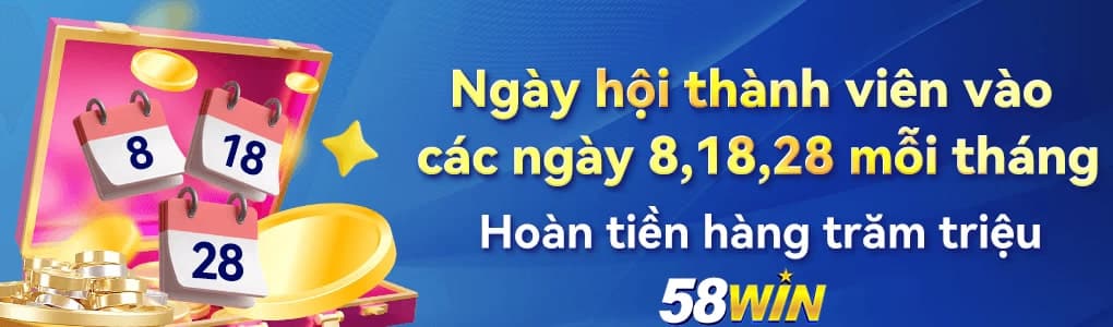 58Win – Trang Chủ 58Win.com Link Chuẩn Không Chặn T10 7 58win
